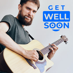 Get Well Soon Wishes With Live Guitarist Performance