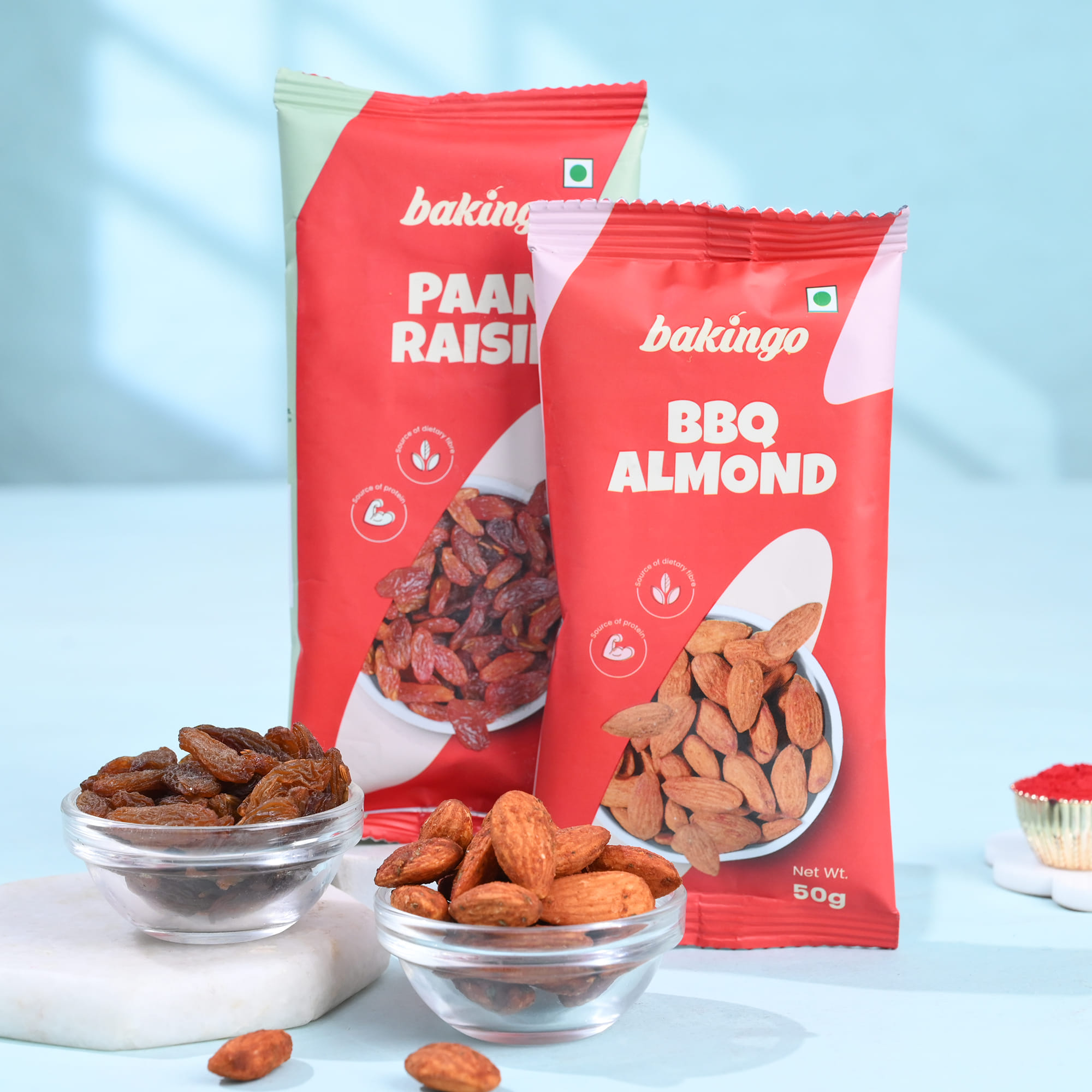 Ghungroo Rakhi With Almonds N Raisins