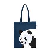 Giant Panda Zip Tote Bag: Giant Panda Zipper Tote Bag