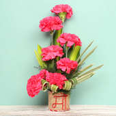 Bunch of Pink Carnations for Mom