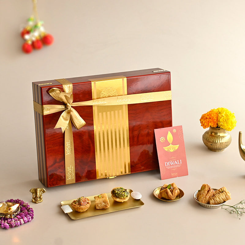 Gilded Baklawa Diwali Gift Box