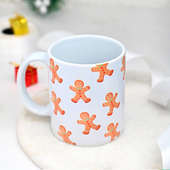 Top View of Ceramic Christmas Mug Gift
