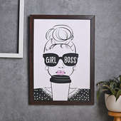 Girl Boss Photo Frame