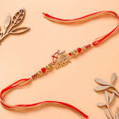 Beaded Jai Shree Ram Rakhi