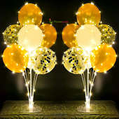 Glowy Confetti Balloon Bouquet