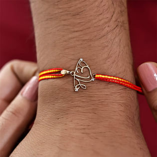 Gold Bhau Rakhi Cum Pendant 18K Yellow