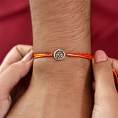 Gold Ganesha Diamond Rakhi 18K Yellow