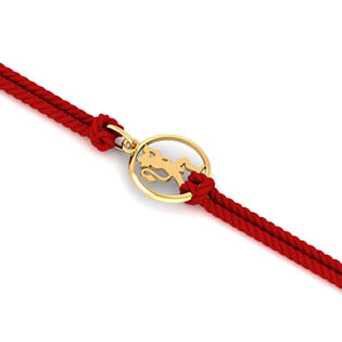 Gold Hanuman Gold Rakhi Cum Pendant 18K Yellow