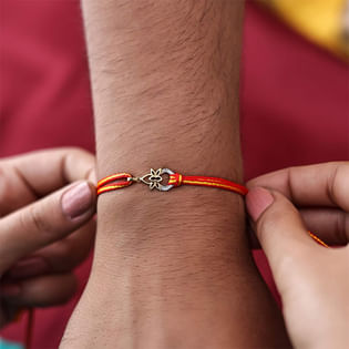 Gold Kalash Gold Rakhi Pendant 18K Yellow