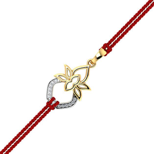 Gold Kalash Gold Rakhi Pendant 18K Yellow