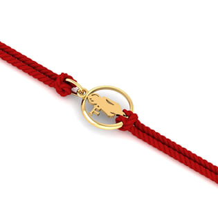 Gold Krishna Gold Rakhi Cum Pendant 18K Yellow