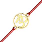 Gold The Aum Gold Rakhi 18K Yellow
