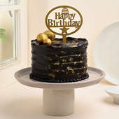 Golden Choco Balls Birthday Cake Online