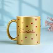 Golden Elegance Personalised Mug