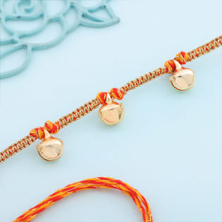 Golden Ghungroo Mauli Rakhi