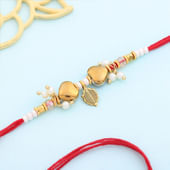 Golden Hearts Lumba Rakhi