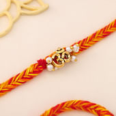 Golden Om Symbol Rakhi
