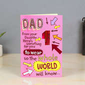Greeting Card for Dad - Best Father's Day Card