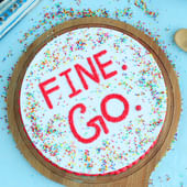 Top view of Farewell Cake
