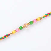 Gorgeous Multicolour Pearl Rakhi