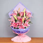 Gorgeous Pink Lilies Online