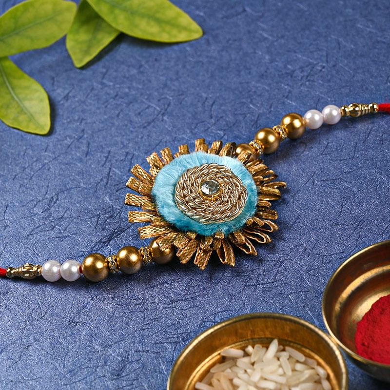 Gotta Patti Rakhi - Ethnic, Pearl Rakhi, Diamond rakhi