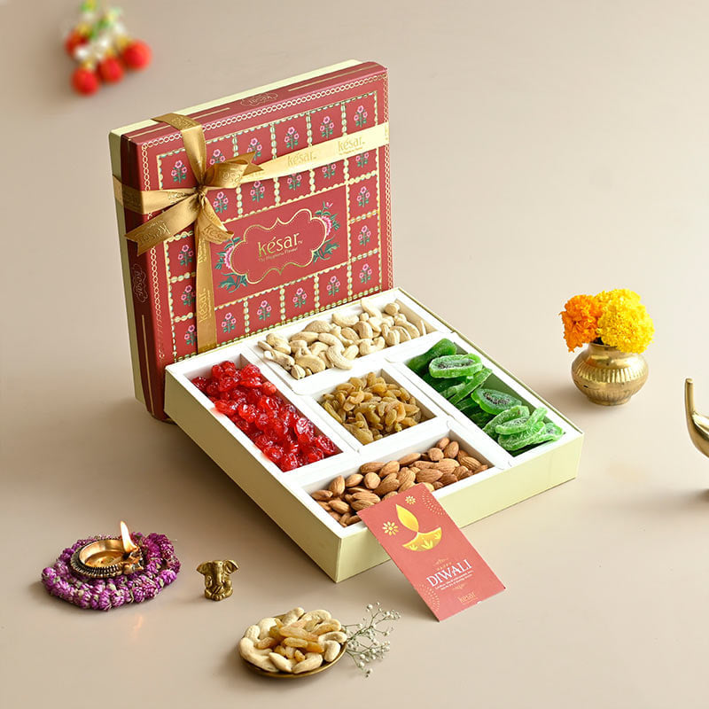 Gourmet Dry Fruits N Nuts Diwali Gift Box