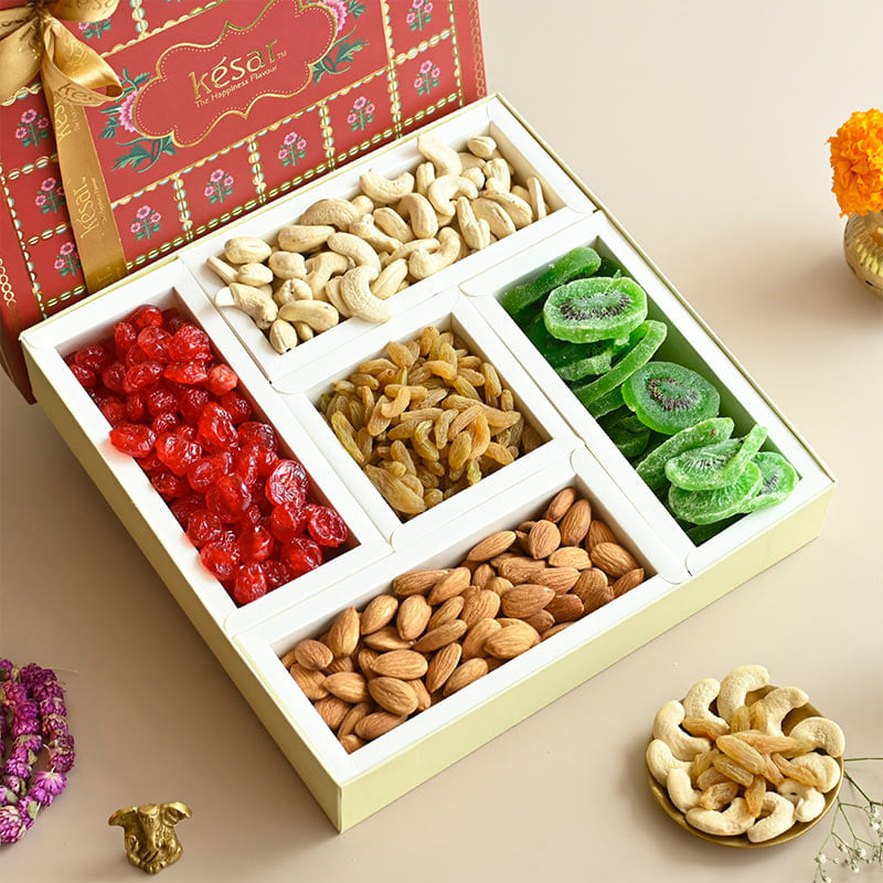 Gourmet Dry Fruits N Nuts Diwali Gift Box