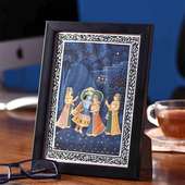 Graceful Radha Krishna Painting