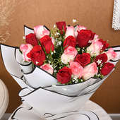 Bunch of Gracious Rose Bouquet Online
