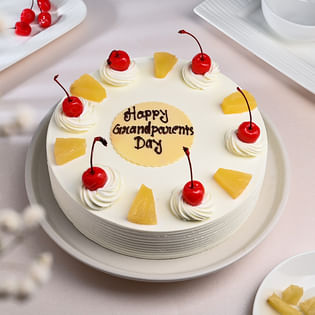 Grandparents Day Pineapple Cake
