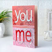 You and Me Valentines Day Card