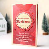 Greatest Boyfriend Card