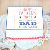 Greatest Dad Ever Cake for Fathers Day