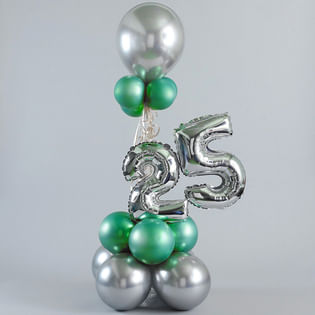Green Custom Balloon Bouquet