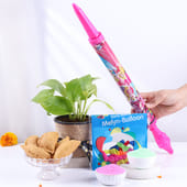 Green Indulgent Colour Pop Holi Hamper