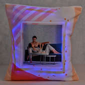 Led Photo personalised cushion