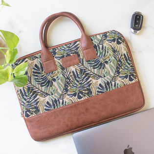 Green Maple Sleek Laptop Bag 