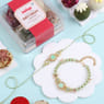 Green Studded Bhaiya Bhabhi Rakhis With Laddoos