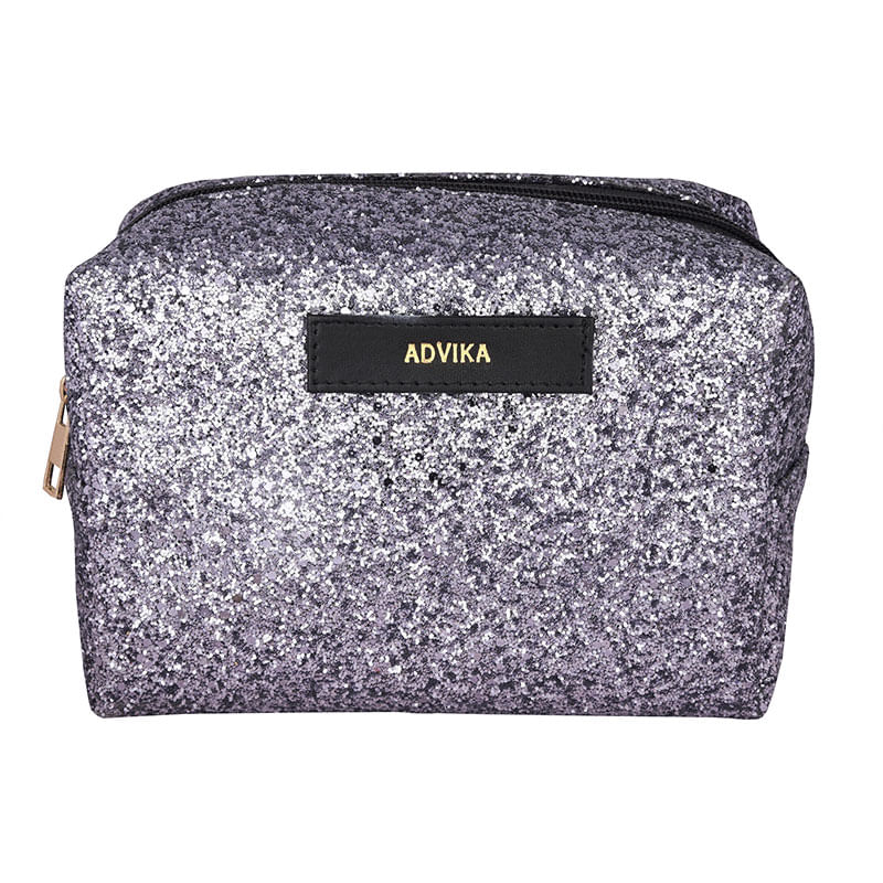 Grey Glitter Travel Kit