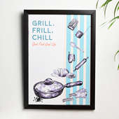 Online Heart Melting Grill Frill Poster for Cool Mothers