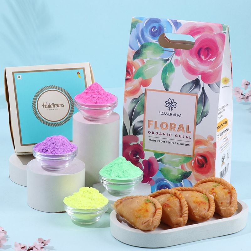 Gujiya N Gulal Delight Hamper
