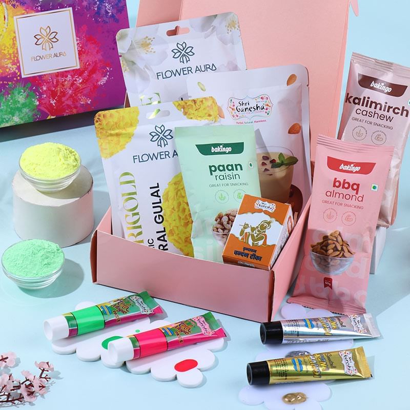 Holi Gulal Colour N Delight Celebration Box