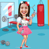 Caricature For Gym Lover