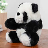 Cute Hairy Panda Soft Toy