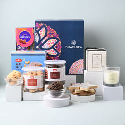 Haldirams Kaju Katli With Cookies N Scented Candle
