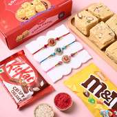 Haldirams Soan Papdi With Rakhi Trio N Chocolates