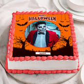 Halloween Theme Photo Cake