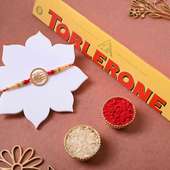 Hamsa Rakhi With Toblerone