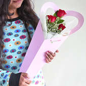 Hand Tied Rose Love - Buy Valentine Flowers